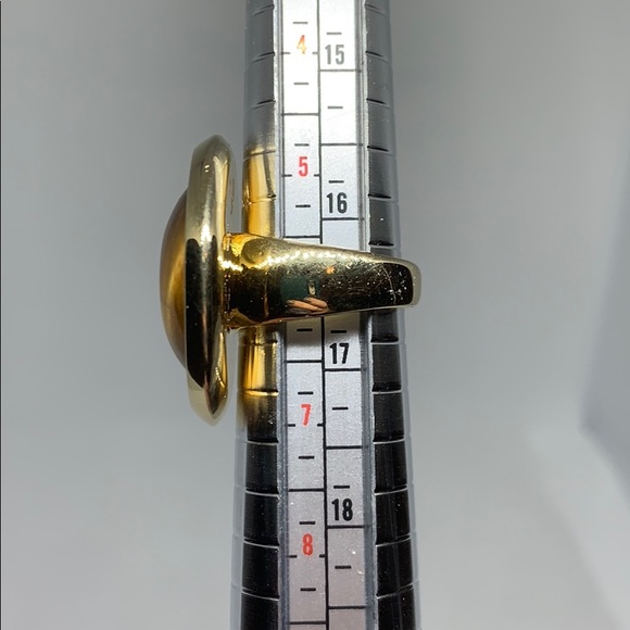 House of Harlow 1960 tiger eye cocktail ring - Picture 6 of 7